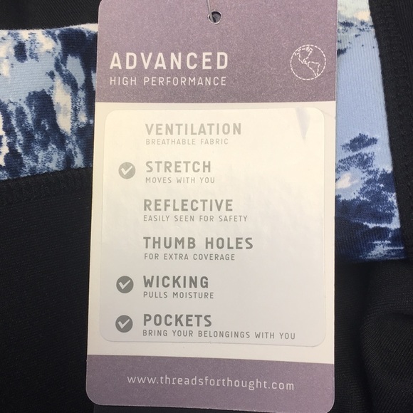 Threads 4 Thought, High-rise Cropped Leggings: Size Small - Picture 6 of 8